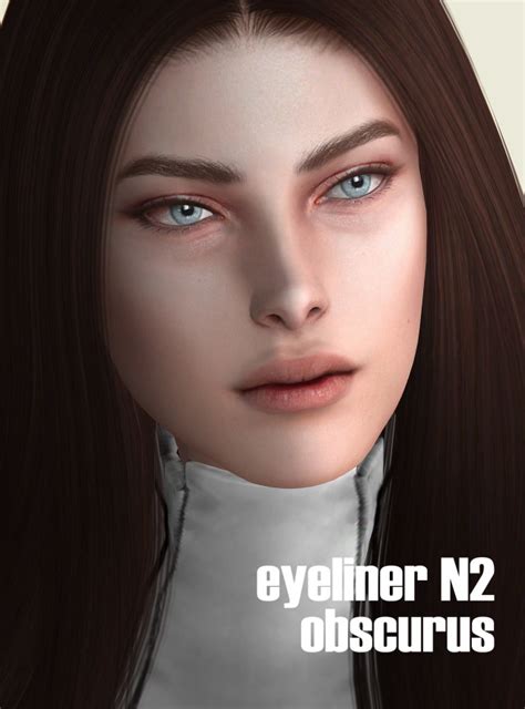 Emily Cc Finds Obscurus Sims Obscurus Sims Eyeliner N2