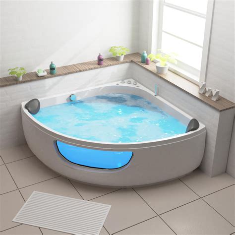 Wir haben für sie eine kollektion aus whirlpool designs gesammelt, die in ihrem haus und garten für echtes spa erlebnis sorgen werden. Whirlpool Badewanne 135 x 135 / 150 x 150 cm Eckwanne für ...