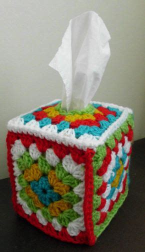 You could make these in as many colors as there are actual brick colors, or go a bit wild with your own variations. Tissue box cover | My Crochet Projects