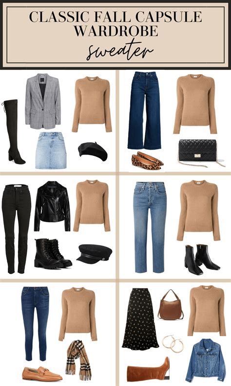 Classic Fall Capsule Wardrobe Shopping List Outfit Ideas And More Fall Capsule Wardrobe