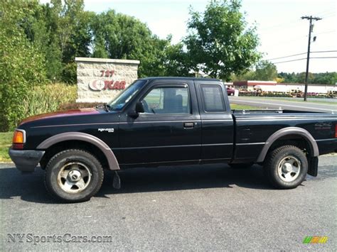 1997 Ford Ranger Xlt Extended Cab 4x4 In Black A30944 Nysportscars