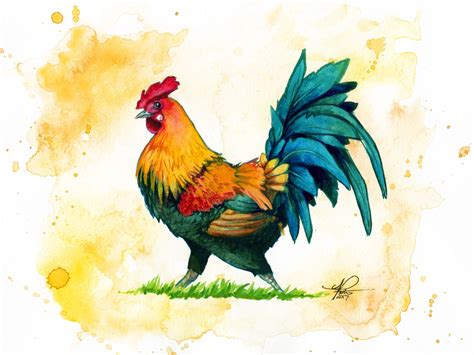 6 Farm Animals Watercolor Paintings Amp