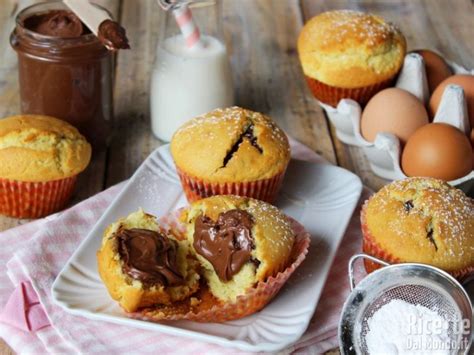 Quando avrete ottenuto un composto spumoso e. Muffin alla Nutella - Muffin Dolci |RicetteDalMondo.it