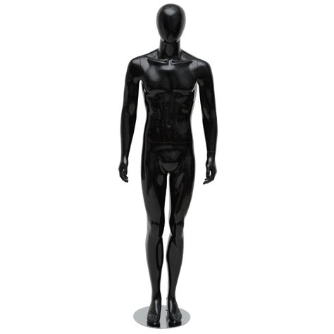 Arms To Side Black Male Mannequin