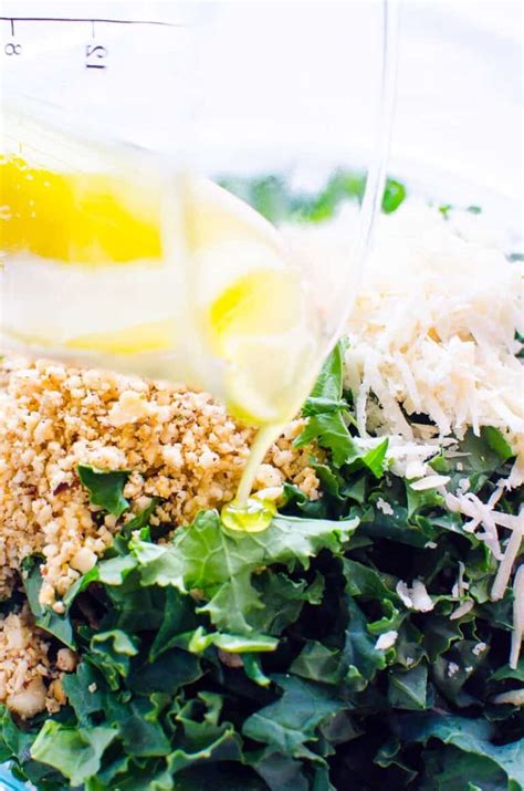 Lemon Kale Salad With Garlic And Parmesan