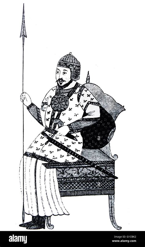 Grabado representando el gran Timur o Tamerlán el Imperio Mongol