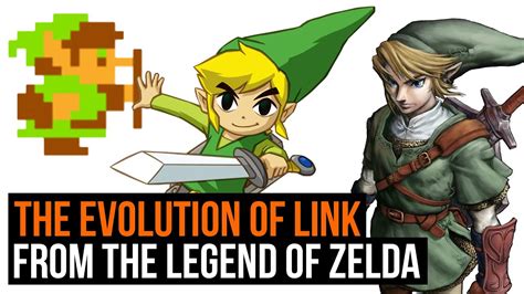 The Legend Of Zelda The Evolution Of Link 1986 To 2016 Youtube
