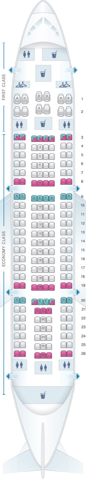 A310 Seat Map