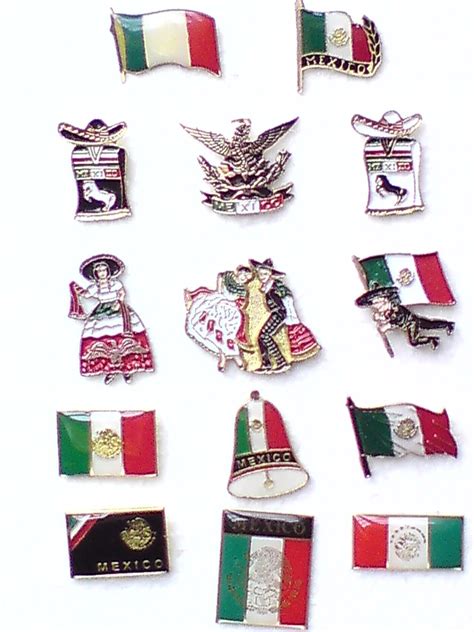 Coleccion De Pins Mexico Bandera Independencia Aguila 70000 En
