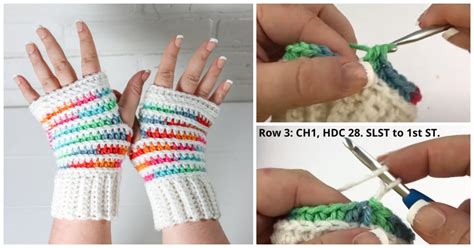 Crochet Wrist Warmers Free Pattern Crochet Kingdom