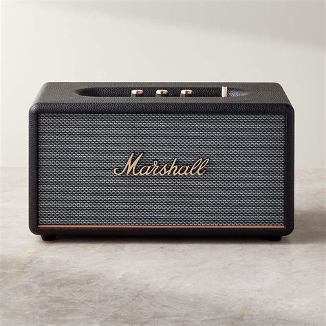 Marshall Stanmore Iii Black Vintage Bluetooth Speaker Reviews Cb2