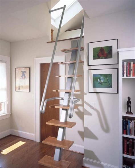 6 Most Creative Narrow Staircase Design In 2020 Small Space Stairs