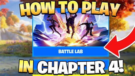 How To Play Battle Lab In Fortnite Chapter 4 Code Where Is Battle Lab