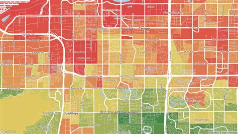 Tempe Az Property Crime Rates And Non Violent Crime Maps