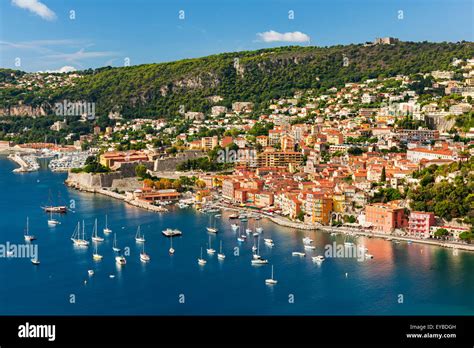 Aerial Of Villefranche Hi Res Stock Photography And Images Alamy