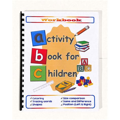 Workbook For Preschool Kindergarten Activity Workbook 90 Pages
