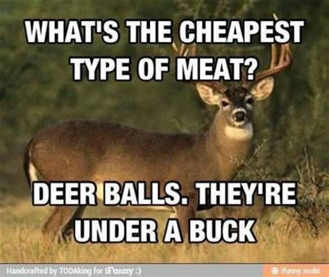 Deer Balls Funny Deer Deer Hunting Memes Hunting Humor