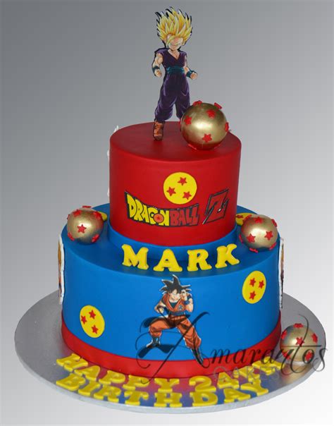 Not only is it surprisingly durable, but it is incredibly lightweight. Two Tier Dragon Ball Z Cake - AC510 - Amarantos Cakes Melbourne