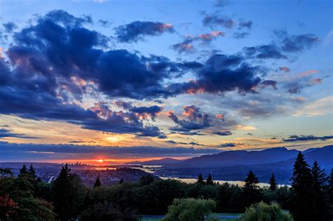 Sunset View From Mountain Stock Photo Download Image Now Istock