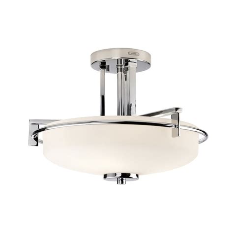 We offer a distinct range of bathroom ceiling lights that are moisture resistant and appropriate for bathrooms and washrooms. Deco Style Bathroom Ceiling Light, Chrome Fitting with ...