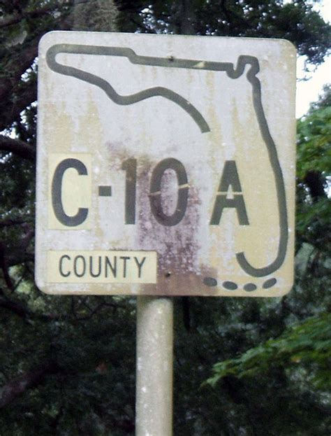 Florida County Route 10a Aaroads Shield Gallery