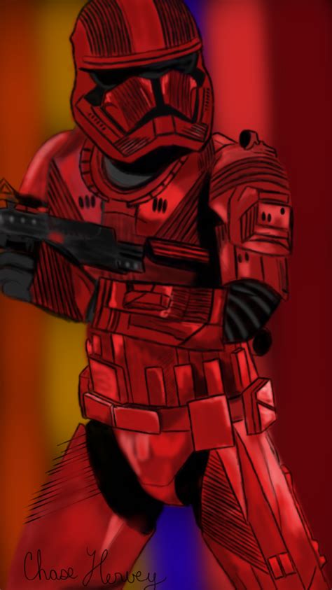 Sith Trooper Drawing By Chase Hervey Star Wars Sith Drawings