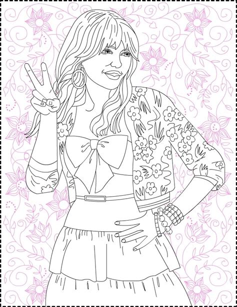 Desenhos Para Colorir Hanna Montana