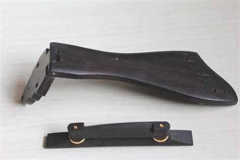 Online Cheap Solid Ebony Tailpiece With Bridge For 6 String Guitar By
