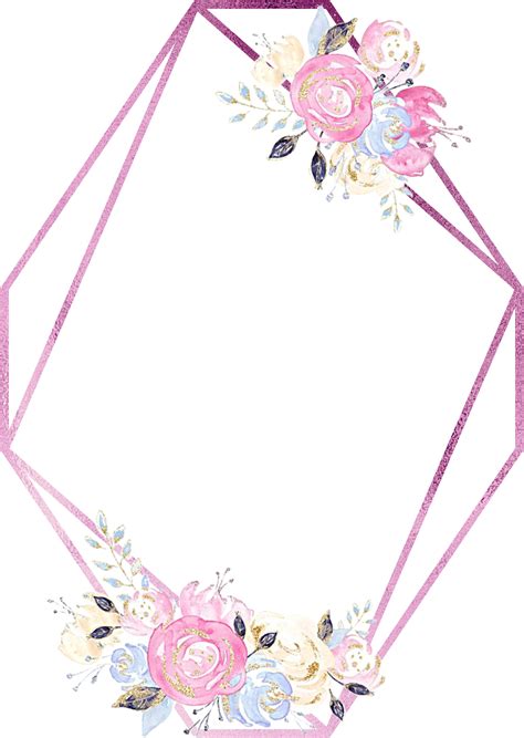 Elegant hexagon frame royalty free best images about gold geometric frame on a 113kb 1200x1200: watercolor flowers frame geometric border rosegold pink...