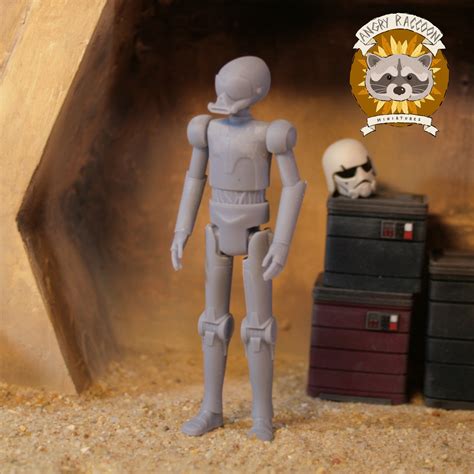 Ap5 A Protocol Droid 375 3d Printed Resin Action Etsy
