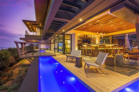 Modern Tropical Style Home Nestled Along The Dolphin Coast