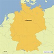 StepMap - Hannover - Landkarte für Deutschland