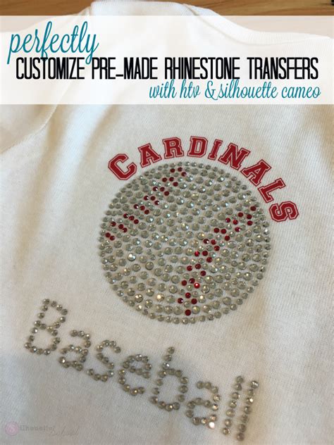 Customize Pre Made Rhinestone Transfers With Heat Transfers Vinyl