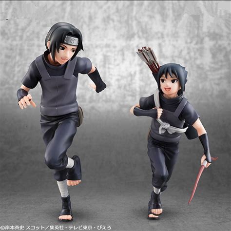 Anime Figure Anbu Naruto Uchiha Sasuke And Itachi Action Figures Set Mh