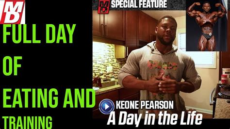 Keone pearson & sponsor blackstone labs/coach pj braun split! DAY IN THE LIFE OF KEONE PEARSON | MD TRAINING - YouTube