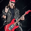 Rock-star playing a concert — Stock Photo © shivanetua #4381944