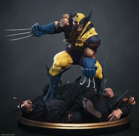 Wolverine Zbrush Model By Jemark 2 Preview