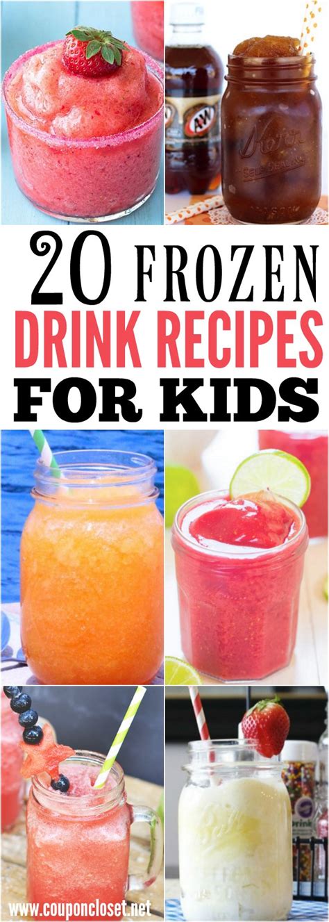 Kid Friendly Frozen Drink Recipes 20 Recipes To Cool