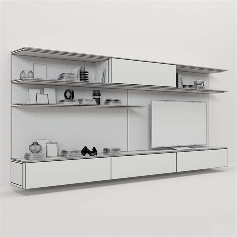 Jesse Online Wall Mounted System 3d Model In Shelving 3dexport