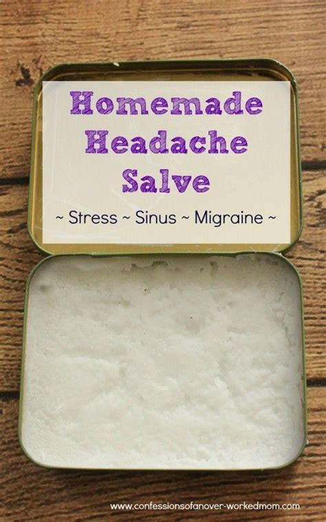 Homemade Headache Salve Peppermint Lavender And Other Essential Oils