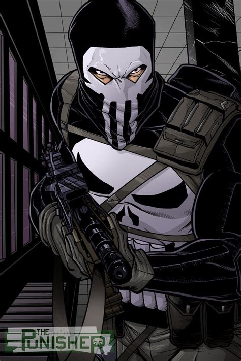 The Punisher By Dwaynebiddixart On Deviantart Punisher Comics