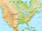 North America Physical Map by Cartarium | GraphicRiver
