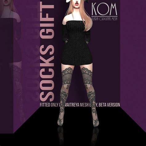 Second Life Marketplace T Kom High Soks Lace Only