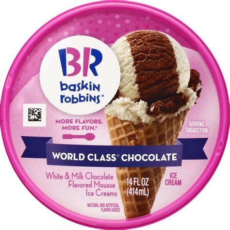 Baskin Robbins Ice Cream World Class Chocolate 14 Oz Instacart