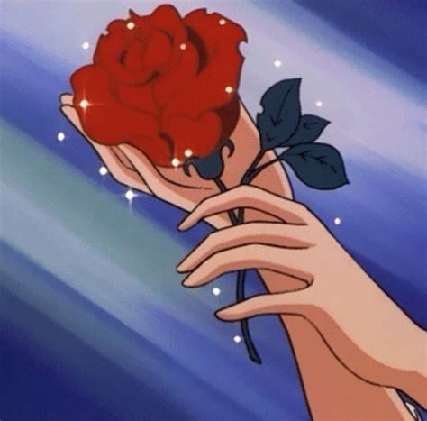 Pin By Joon Yui On My Dream Red Rose Anime Aesthetic Red Retro Anime