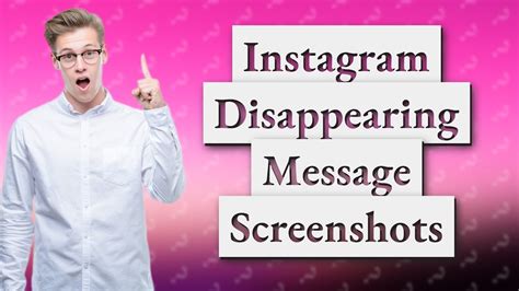 Can You See If Someone Screenshots Your Instagram Disappearing Message Youtube