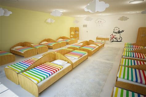 Rainbow Kindergarten Interior Design On Behance