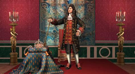 Louis Xiv The Sun King 3d Scene Mozaik Digital Education And Learning
