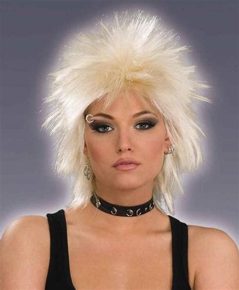 80s Rock Chick Blonde Costume Wig Compliment Your 80s Costume Theme