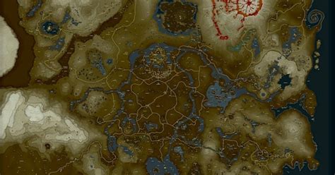 Botw Complete Map Easyzoom Place For High Resolution Images